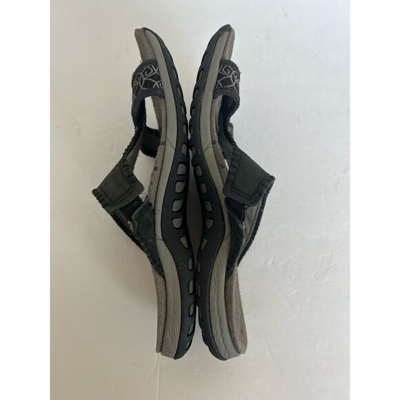 Merrell Black Qform Air Cushion Performance Sandals Strappy Slide Size 8 - Picture 8 of 12